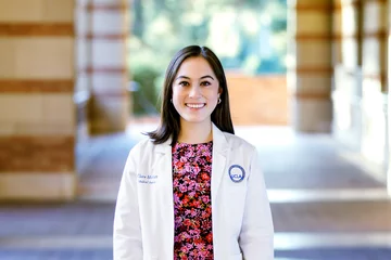 Medical student Clare Moffatt, pictured here during her White Coat ceremony shares her story of becoming a doctor 