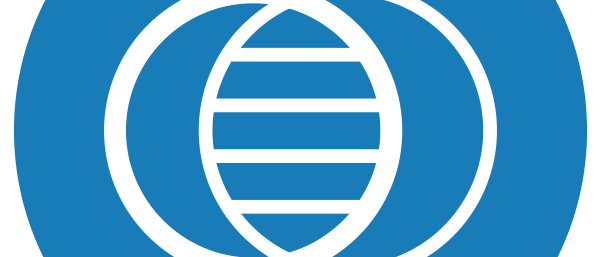 Blue and white icon representing tissue matching