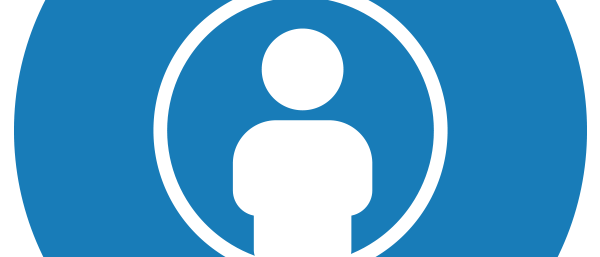 Blue and white icon representing bubble baby syndrome