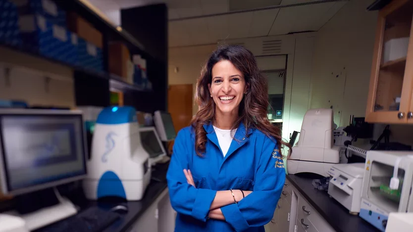 Lab member in the UCLA Metabolism Research Theme