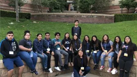 Students of the Summer 2019 Turner-UCLA Allied Health Internship Program, selected from Los Angeles area high schools. (Photo courtesy of DGSOM Community Engagement)