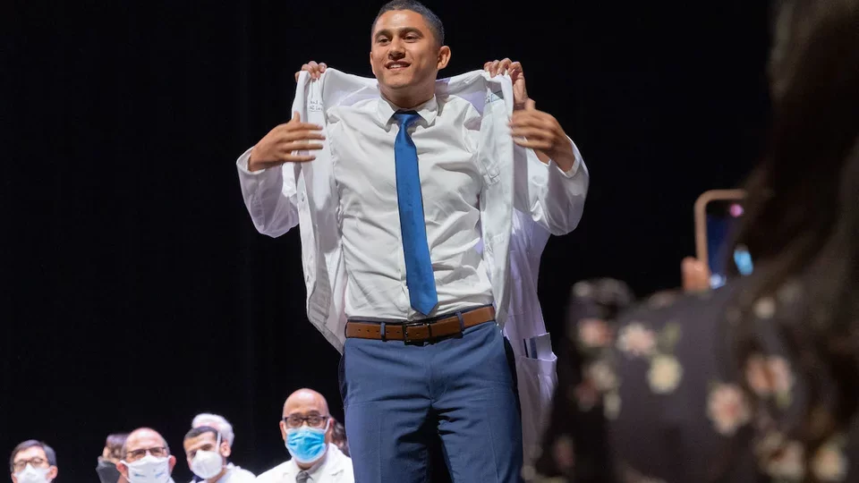 Becoming a Doctor: Addee Lerner and his white coat
