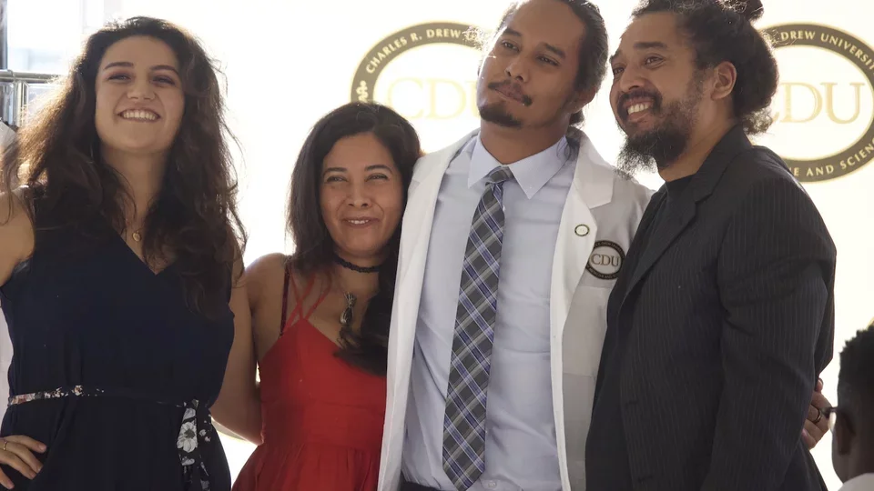 Becoming a doctor: Ilich Rodriguez Rivas during the White Coat Ceremony