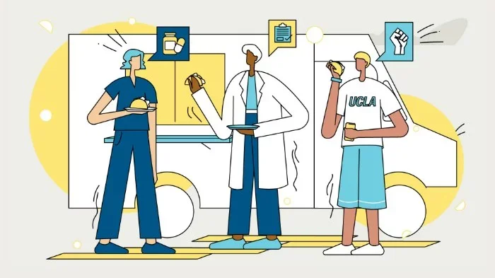 LA food truck graphic