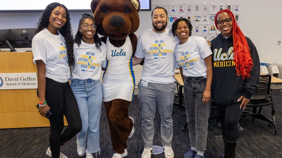 Group of UCLA Medical Students engaging in community outreach.