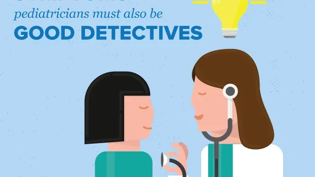 Pediatricians Have to Solve Medical Mysteries Illustration