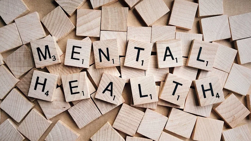 UCLA Med School Image of Scrabble Tiles Spelling Mental Health