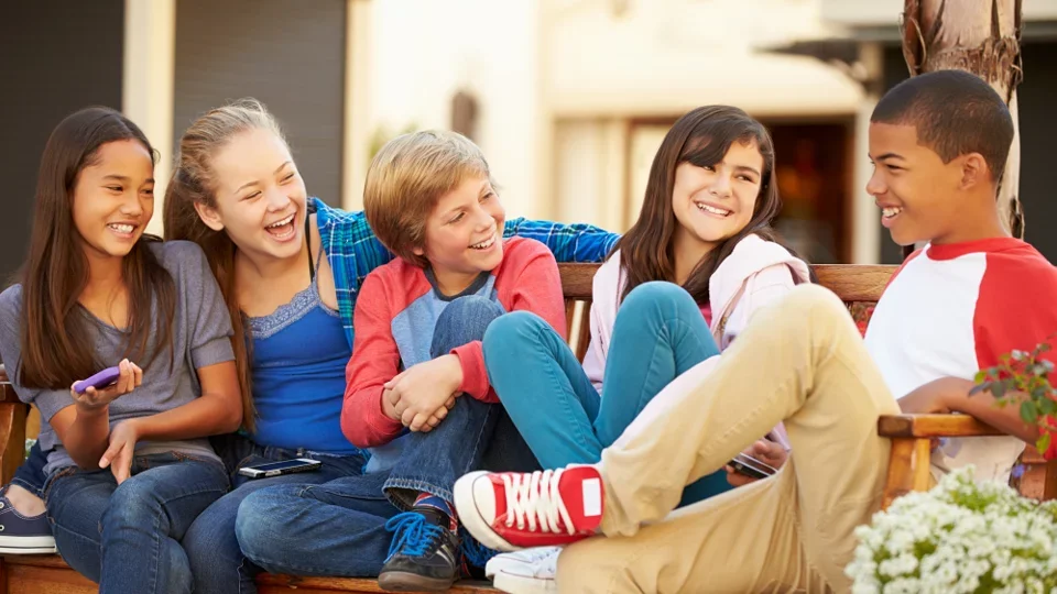 What Causes Tourette Syndrome Group of Children Laughing