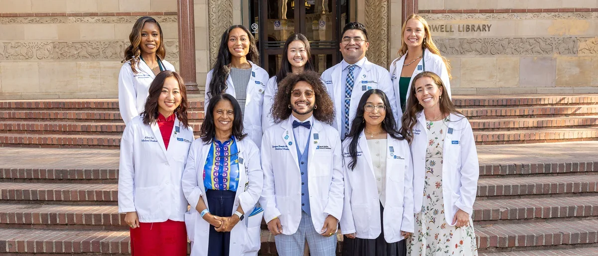 Students during white coat 2025