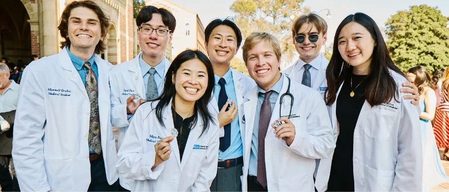 Incoming DGSOM class of 2030 medical students celebrate the White Coat Ceremony.