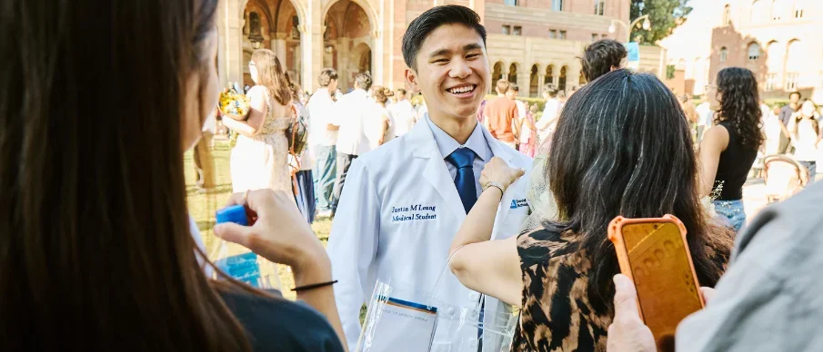 Incoming DGSOM class of 2030 medical students celebrate the White Coat Ceremony.