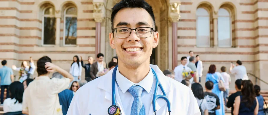 Incoming DGSOM class of 2030 medical students celebrate the White Coat Ceremony.