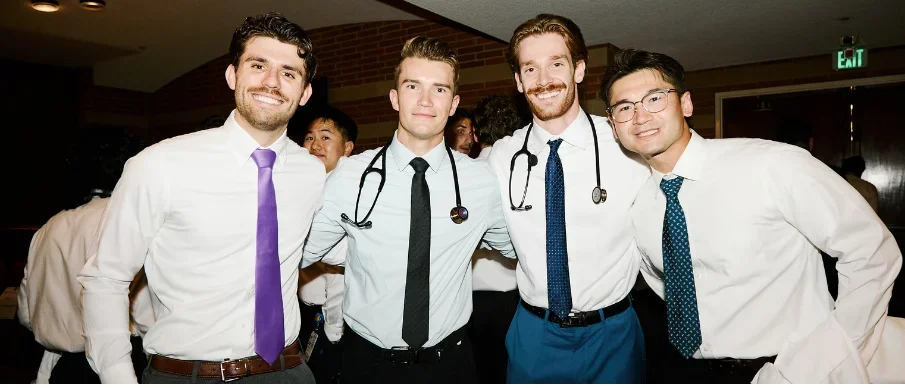 Incoming DGSOM class of 2030 medical students celebrate the White Coat Ceremony.