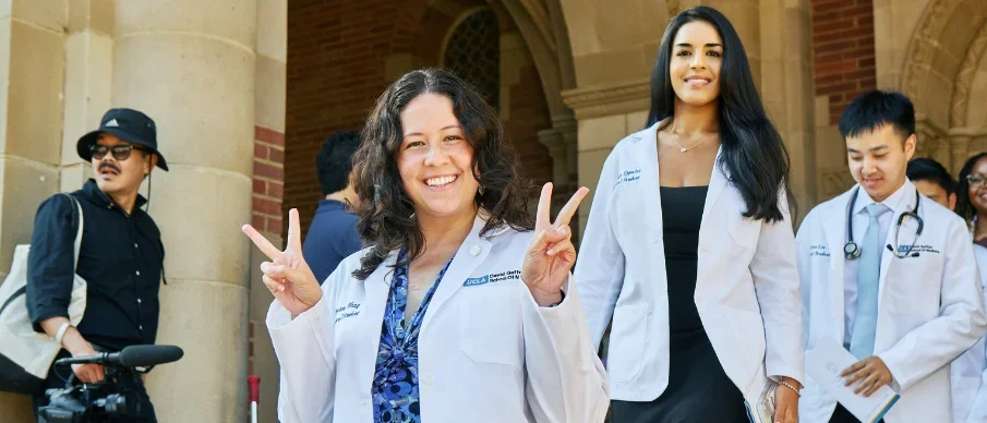 Incoming DGSOM class of 2030 medical students celebrate the White Coat Ceremony.