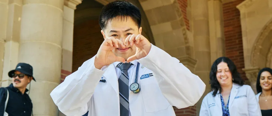 Incoming DGSOM class of 2030 medical students celebrate the White Coat Ceremony.
