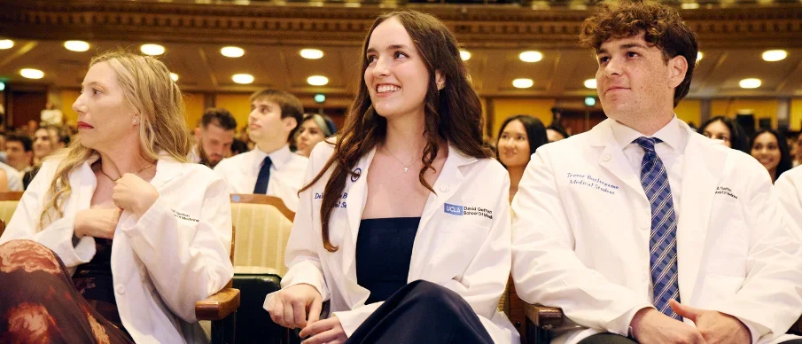 Incoming DGSOM class of 2030 medical students celebrate the White Coat Ceremony.