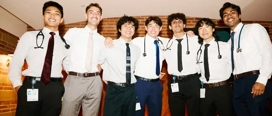 Incoming DGSOM class of 2030 medical students celebrate the White Coat Ceremony.