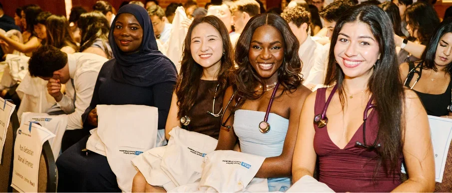 Incoming DGSOM class of 2030 medical students celebrate the White Coat Ceremony.