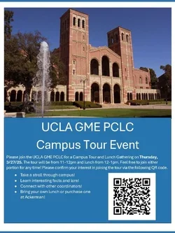 Flyer for the 2025 GME Program Coordinator Campus Tour Event
