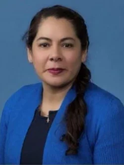 A photograph headshot of UCLA DGSOM employee Claudia Rodriguez.