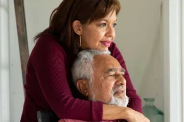 Alzheimer's patient and family member