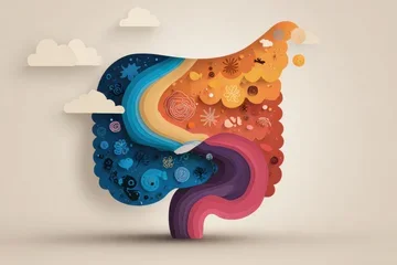 colorful image representing the brain