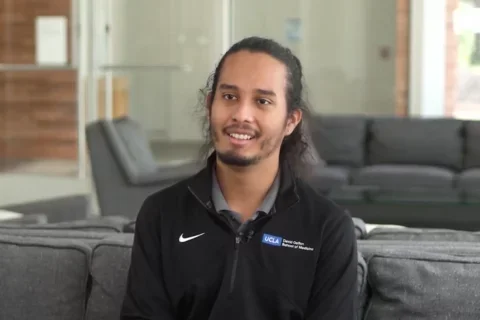 Picture of Ilich Rodriguez-Rivas as he shares his story of becoming a doctor