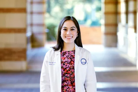 Medical student Clare Moffatt, pictured here during her White Coat ceremony shares her story of becoming a doctor