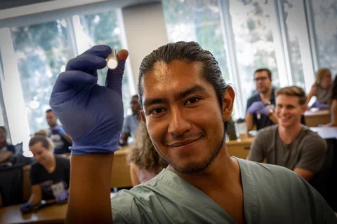 Faustino Gonzalez Barrales is becoming a doctor