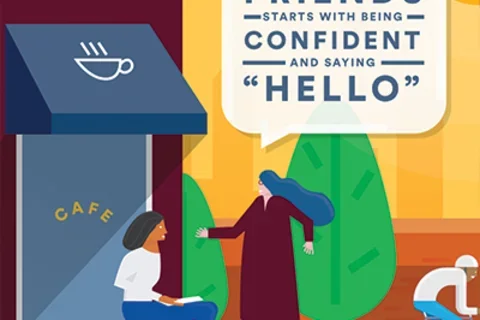 How to Make Friends in Medical School Illustration