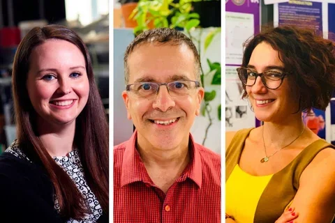 Linsey Stiles, Dr. Orian Shirihai and Rebeca Acin-Perez