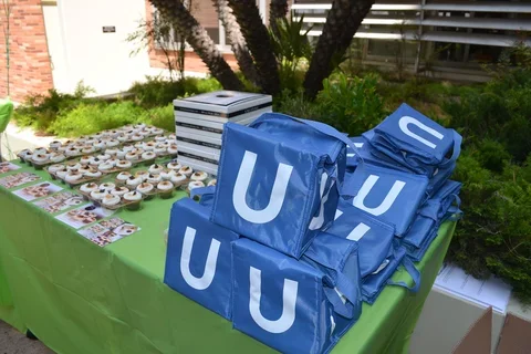 ORA outdoor event snack table