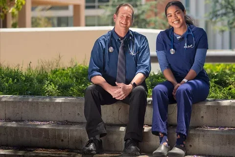 Tae Butler and Dr. Ted Moore