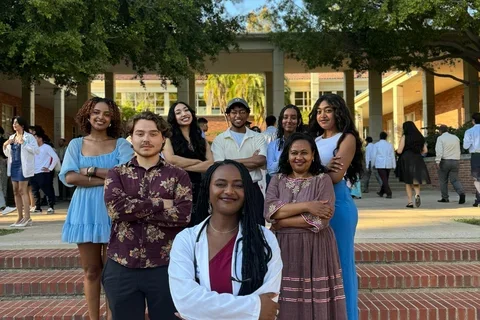 DGSOM medical student Bethel Bayrau at her White Coat Ceremony