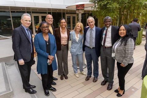 Group of faculty at awardee celebration