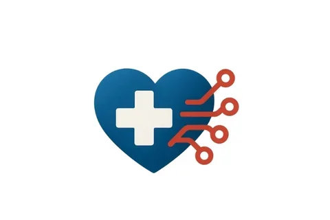 Medical health and network symbol
