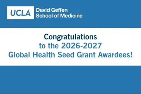 Congratulations to the 2026-2027 Global Health Seed Grant Awardees!