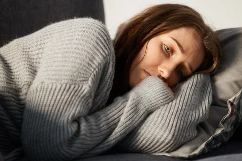woman grieving