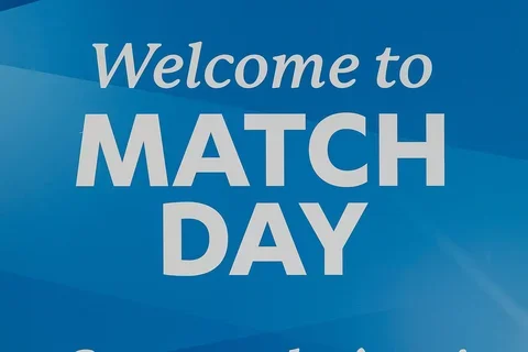 Welcome to Match Day, Congratulations! sign