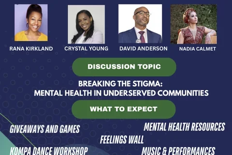 Flyer for Black Mental Health Awareness Event