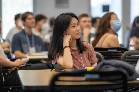 UCLA bioscience graduate students during program orientation