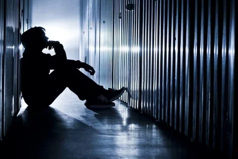 man in prison