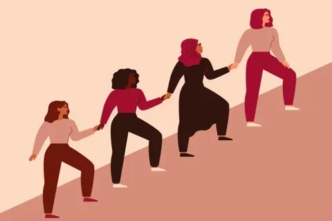 woman leaders cartoon