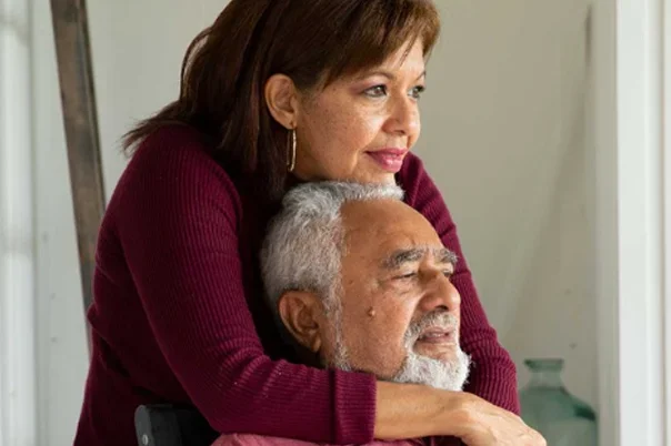 Alzheimer's patient and family member