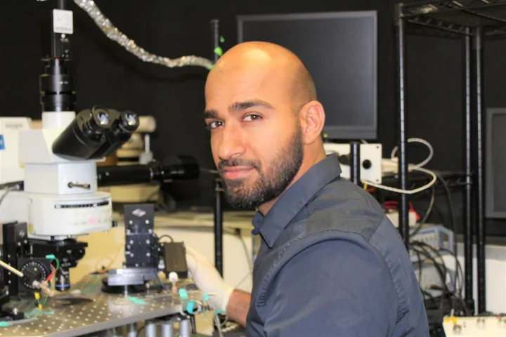 Mohit Gangwani, postdoctoral scholar,  in the Khakh Lab