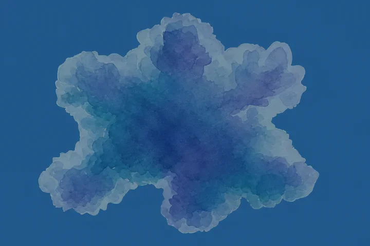 Blue organoid