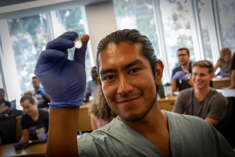Faustino Gonzalez Barrales is becoming a doctor 