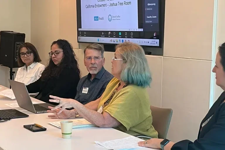 Participants at Caregiving panel