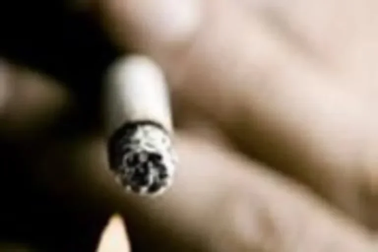 Cigarette in hand