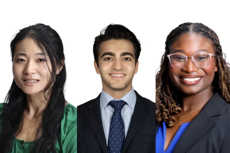 From left to right: Jennifer Lee, Yashaar Hafizka, and Daem Celestin